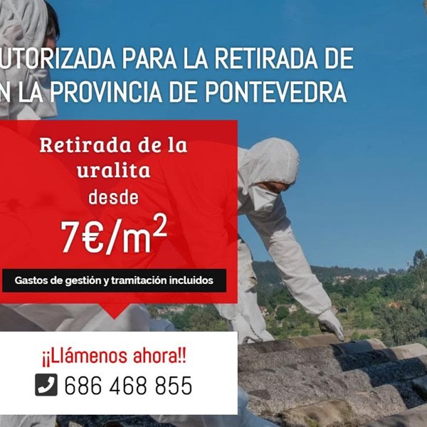 Canal Redondela, empresa autorizada para la retirada de amianto