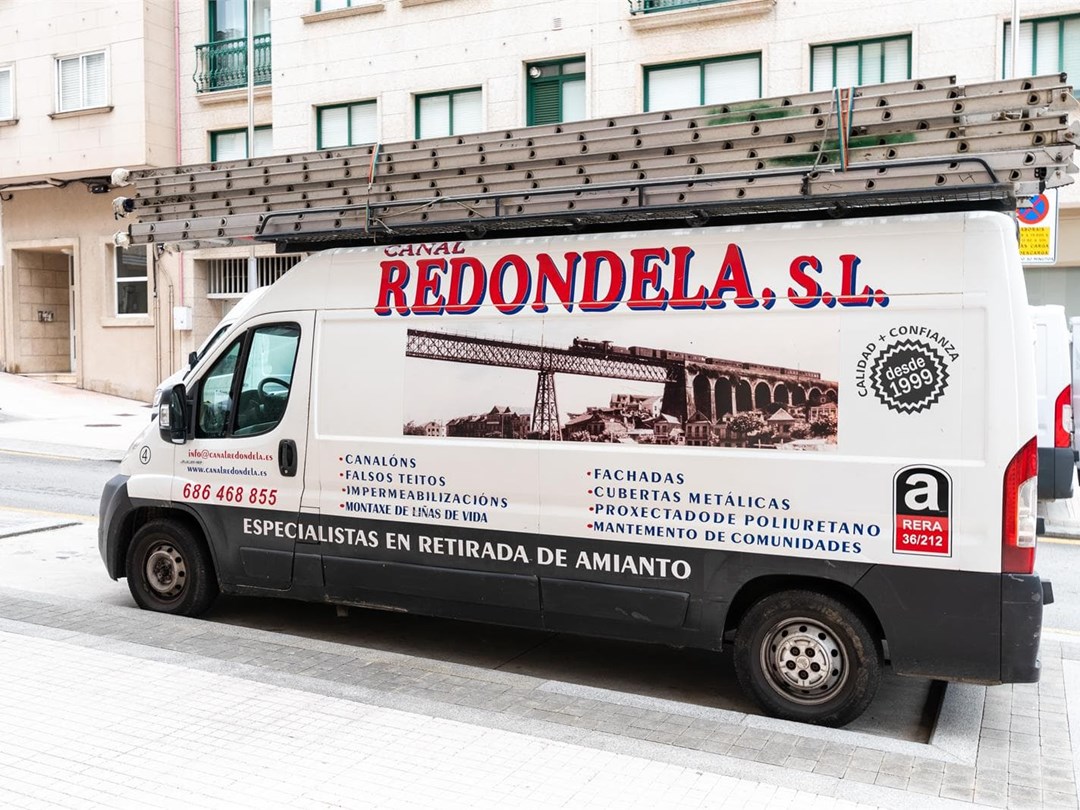 Canal Redondela - Canalones, fachadas y amianto