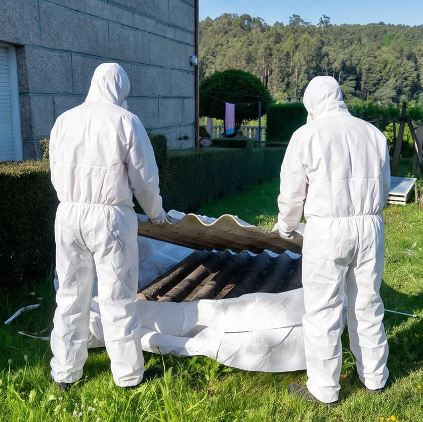 Trabajo personalizado de retirada de amianto en O Porriño